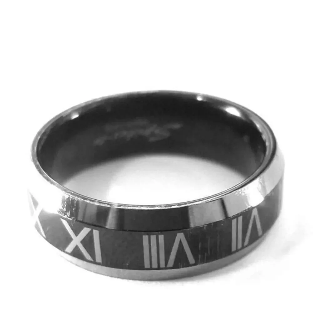 New black‎ tungsten ring size 10